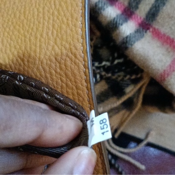 Prada Brown Leather Tote with Gold Accents - Picture 8 of 10